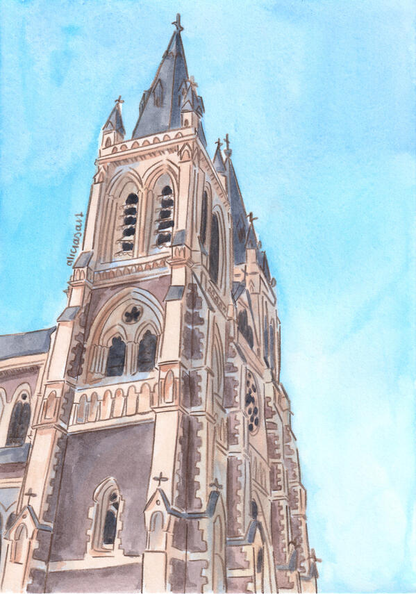 St Peter's Church North Adelaide - illustration for various print products