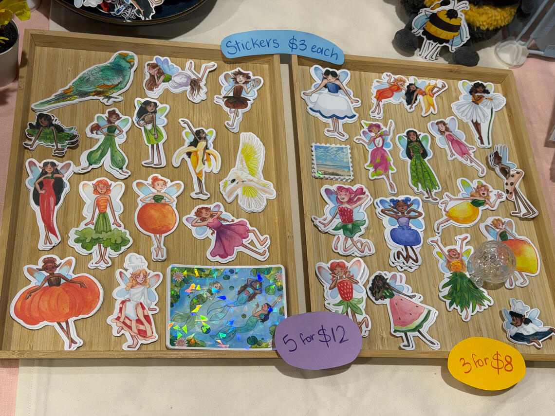Selection of stickers