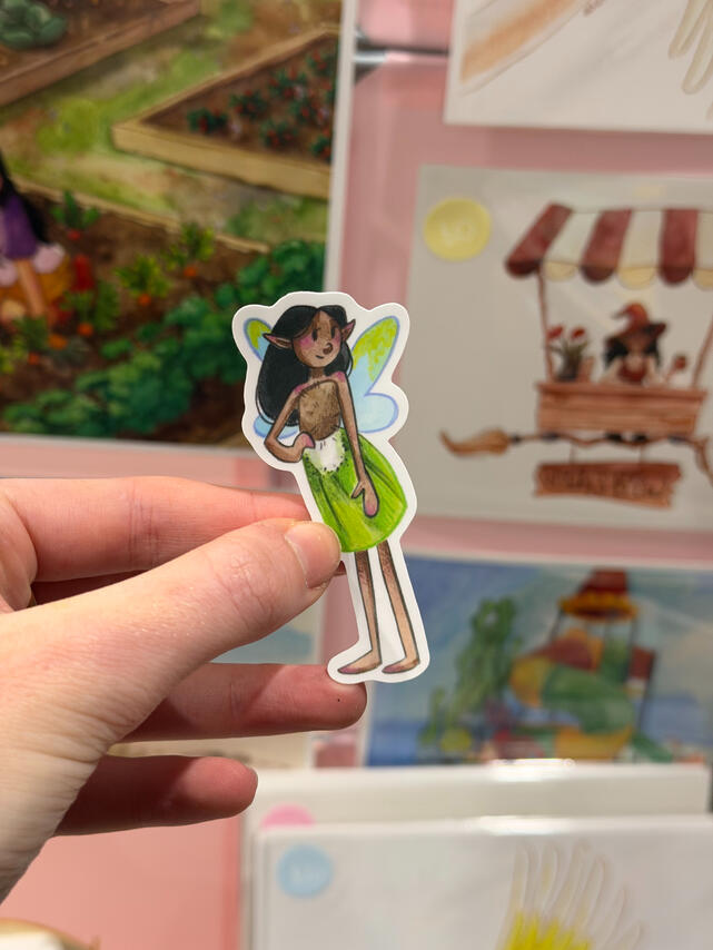 Kiwi Fairy - Sticker